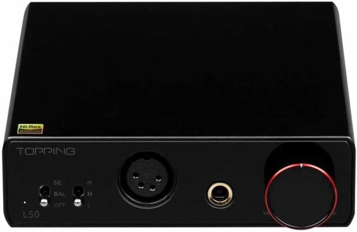 Hoofdtelefoonversterker Hi-Res NFCA Audiofiel Zwart — afbeelding 1