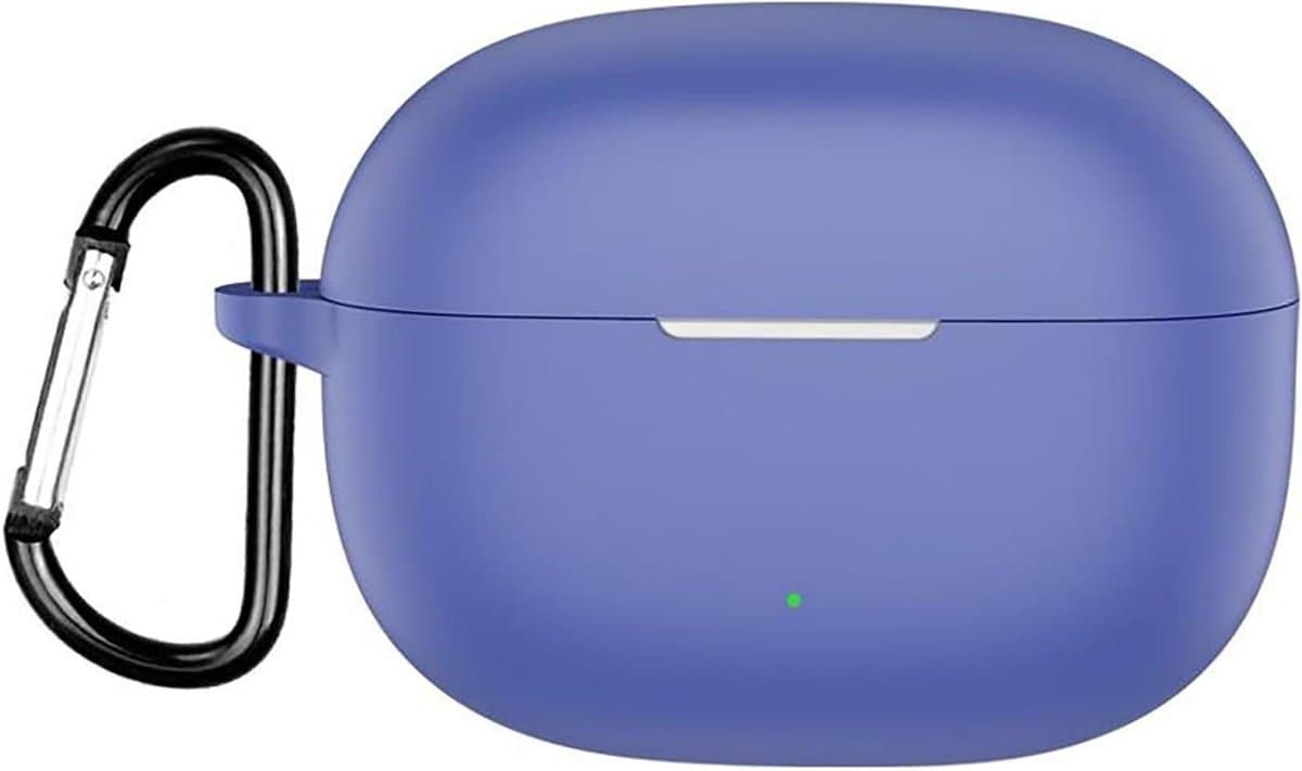 Allecto- Beschermhoes voor Realme Buds T200 Lite - Siliconen - Stootvast - Ultradun - Geurloos - Donkerblauw. — afbeelding 1