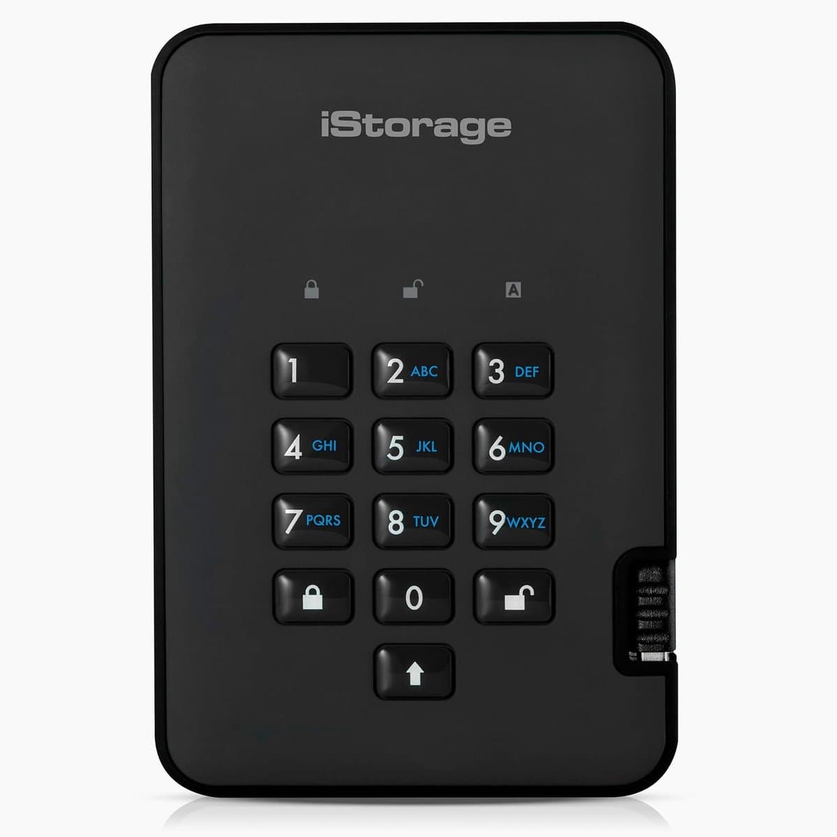Beveiligde Draagbare SSD 512GB met Hardwareversleuteling en PIN-toegang — afbeelding 1