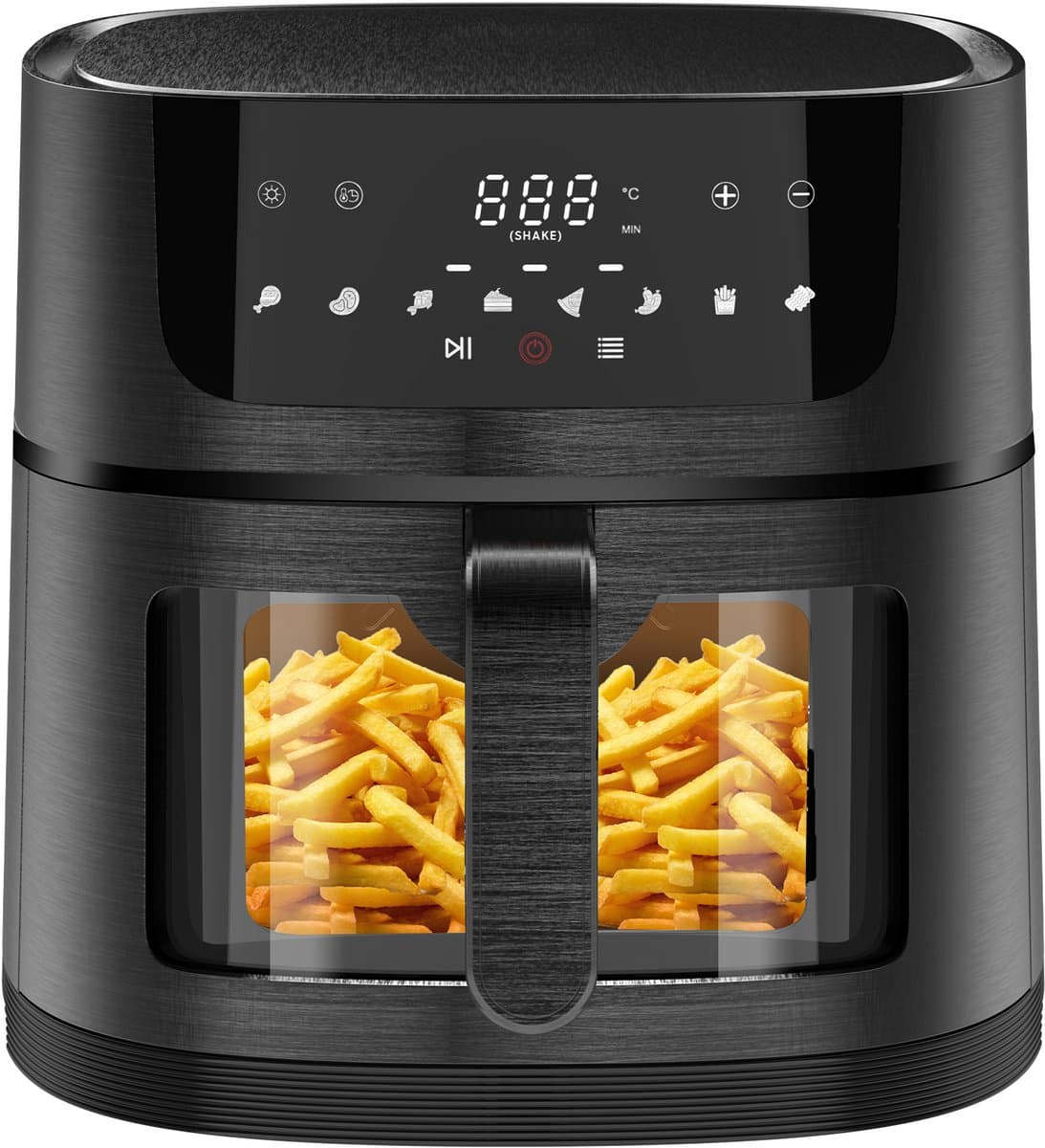 Dewelling AF8007 – 9L XL Heteluchtfriteuse – 1800W Airfryer – Zichtvenster — afbeelding 1