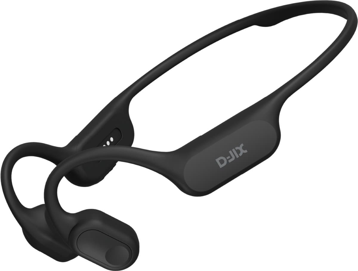 D-JIX - Triton 600 – Draadloze Koptelefoon met Beengeleiding – Open-Ear – Bluetooth 6.0 – Ingebouwde MP3-speler 32 GB – IP68 Waterdicht tot 10 m – 15 uur Batterij – Zwart — afbeelding 1