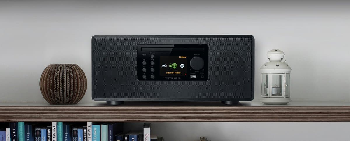 Muse M-697IDT - Micro-audiosysteem met Internet, DAB+/FM-radio, bluetooth, CD en USB — afbeelding 1