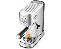 CLVP® Espressomachine - Koffiezetapparaat - Koffiemachines - Zilver