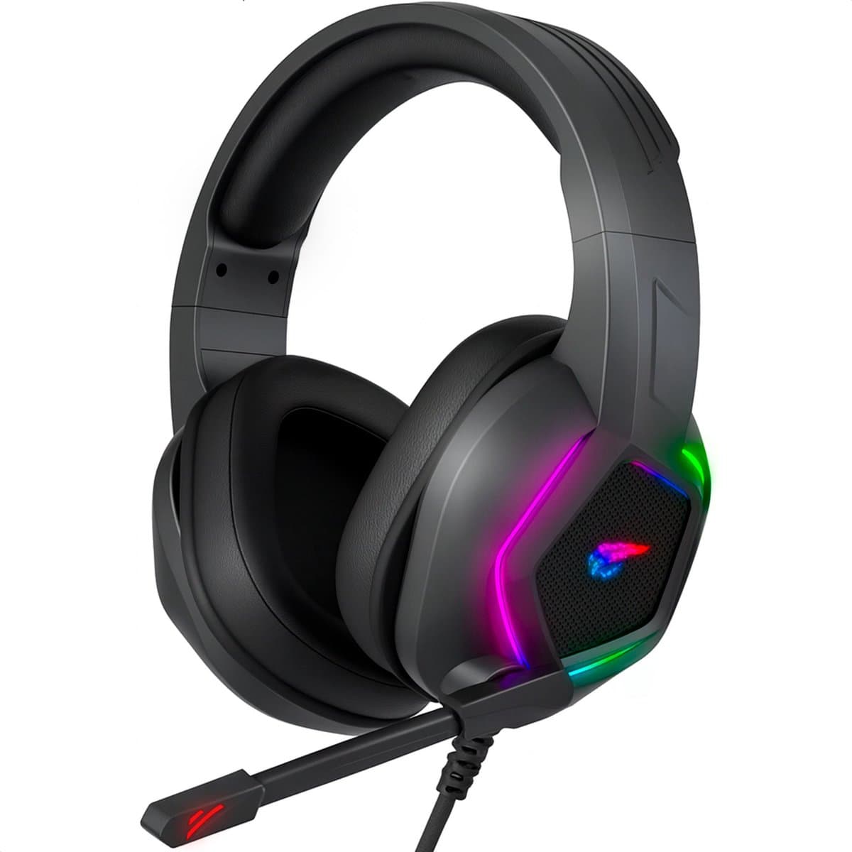 Strex Gaming Headset RGB Met Microfoon - 7.1 Surround - Game Koptelefoon Met Draad - Geschikt Voor PC / PS4 / PS5 / Xbox / Switch — afbeelding 1