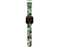 Minecraft LED Horloge met Karakterprint
