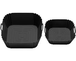 Geschikt voor NINJA Crispi FN101GY Airfryer siliconen bakplaat siliconen bakplaat airfryer accessoires voor airfryer- zwart