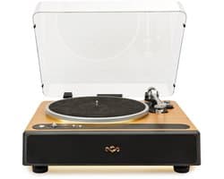 House of Marley Soul Rebel Platenspeler met Ingebouwde Speakers - Bluetooth - LED Licht - Vinyl - LP - Auto-stop - Premium - Bamboo Design - Ingebouwde Stofkap - Gemaakt van Duurzame Materialen - Hout