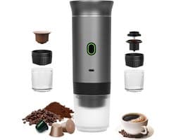 Draagbaar 3-in-1 Koffiezetapparaat - Elektrische Espresso Machine voor Reizen en Kamperen