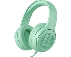 StayPowered Kinderheadset - Veilige, Comfortabele en Duurzame Hoofdtelefoon met Volumebegrenzing! - Compact Design - Hoogwaardige Geluid - HD Microfoon - Ingebouwde Volumebegrenzer - Opvouwbaar -Groen - Levering Sneller dan Aangegeven!