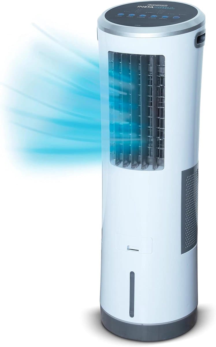 Aircooler met waterkoeling - 3 niveaus - Krachtige maxi-tower-luchtkoeler met 8,5L tankvolume voor langdurig koelen — afbeelding 1