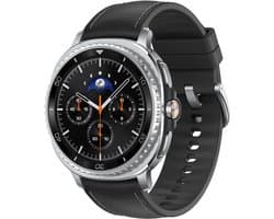 Samsung Galaxy Watch 8 Classic 3,3 cm (1,3) AMOLED 46 mm Digitaal 438 x 438 Pixel Touchscreen 4G Zilver WLAN GPS