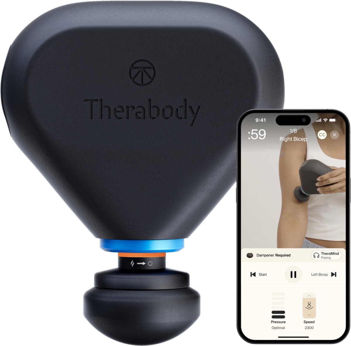 Therabody Theragun Mini Plus - Draagbaar Massagepistool met Warmte - Krachtig Massage Apparaat — afbeelding 1