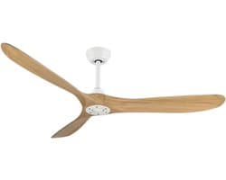 Nivard Plafondventilator - Met Verlichting - Plafond Ventilator - Met Lamp - Plafonniere Met Ventilator - Stijl J - 150cm