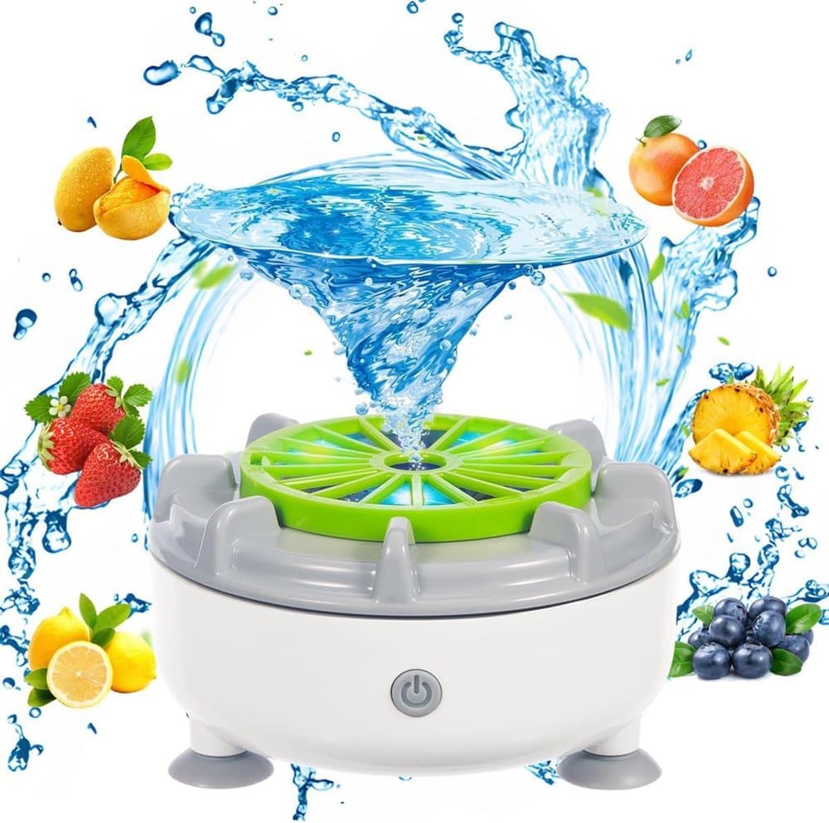 Pesticiden Reiniger - Pesticiden Verwijderaar - USB-Fruitreiniger - Produce Purifier - Verwijder Moeiteloos Bacteriën & pesticiden - voor Het Reinigen van Fruit, Groenten en Vlees — afbeelding 1