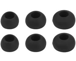 Ibley ComfortFit Oortips voor JBL Flash/FlashX/Flash Rock/FlashX Rock zwart - Siliconen Earbuds - 3 Maten - 3 Paar