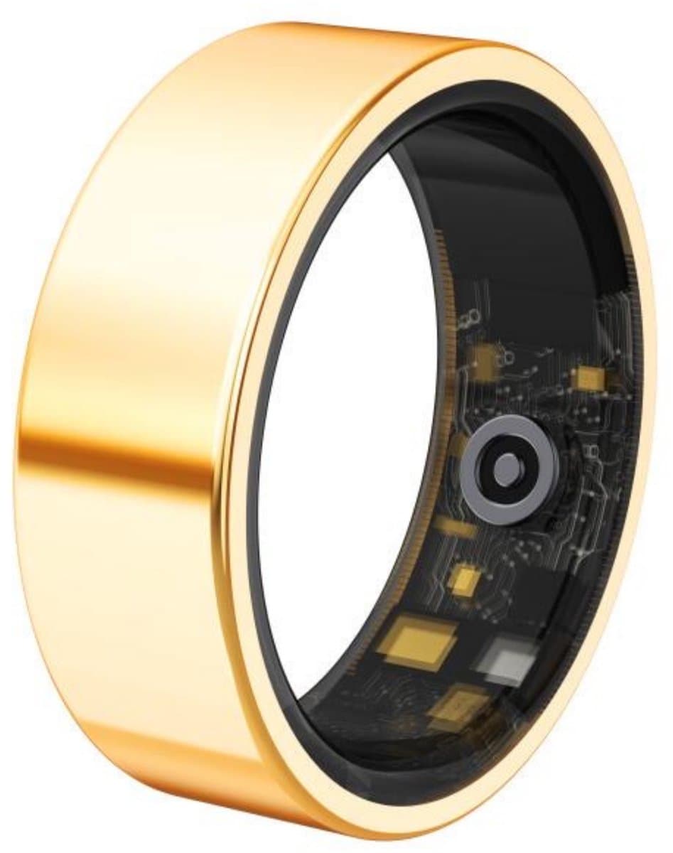 Lacardia Smart ring - Slimme ring - Goud - Maat 9 - Beschikbaar voor android en IOS - Eigen app - Unisex voor Dames & Heren — afbeelding 1