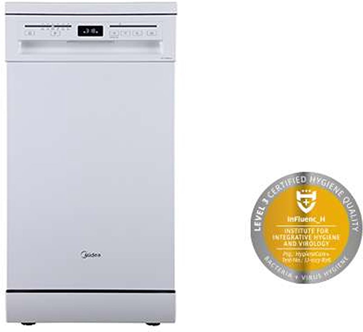 Midea SF 5.45NW - vaatwasser - vrijstaande - 9 couverts - wit — afbeelding 1