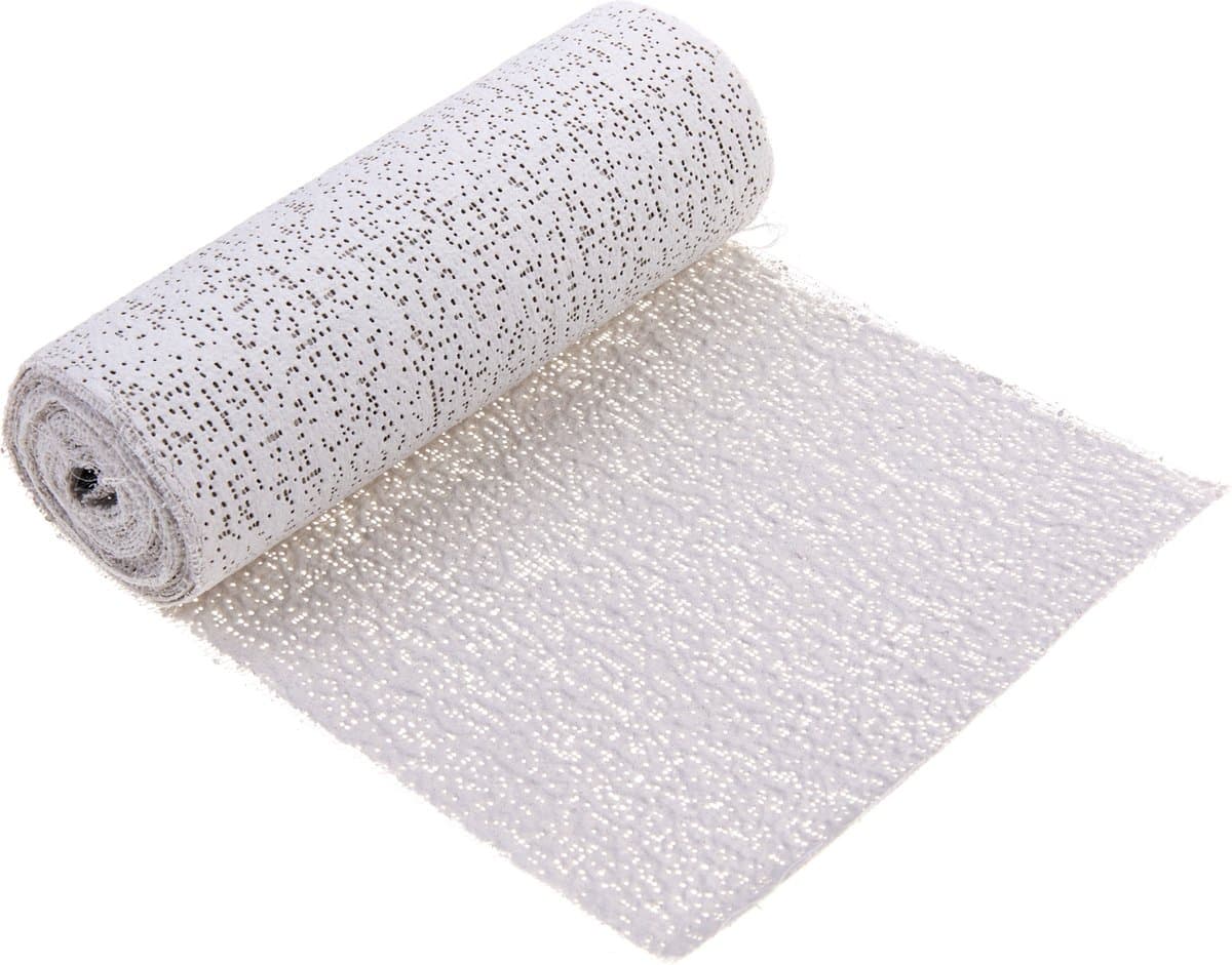 Romed gipsverband 15cm x 3m - 6 rollen Degros - Wit - Gaas verband met Calcium sulfaat (Gips) - Gipsverband — afbeelding 1
