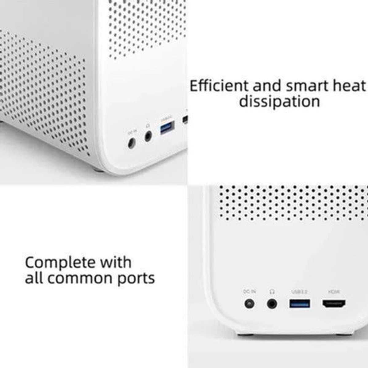 Xiaomi - Mi Smart Compact - Beamer - Projector Beamer - Mini Meamer - HDR 10 - FHD 1080p - DLP Automatische focus - met WiFi 5.0 - 500 ANSI Lumens - Android 11.0 - Wit — afbeelding 1