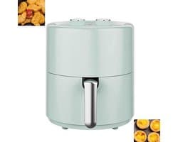 Airfryeroven - Dubbele functie - Gezonder koken - Automatische uitschakelfunctie - 31x25x30cm - Groen