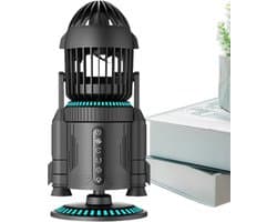 Tafelventilator - Bureauventilator - Verkoeling op kantoor - Stille werking onder 28dB - 34x16x34 cm - Grijs