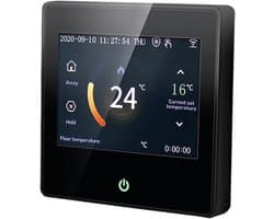 Slimme Thermostaat - Verwarming Controller - Energie Besparen - App Bediening - 16A - Wit