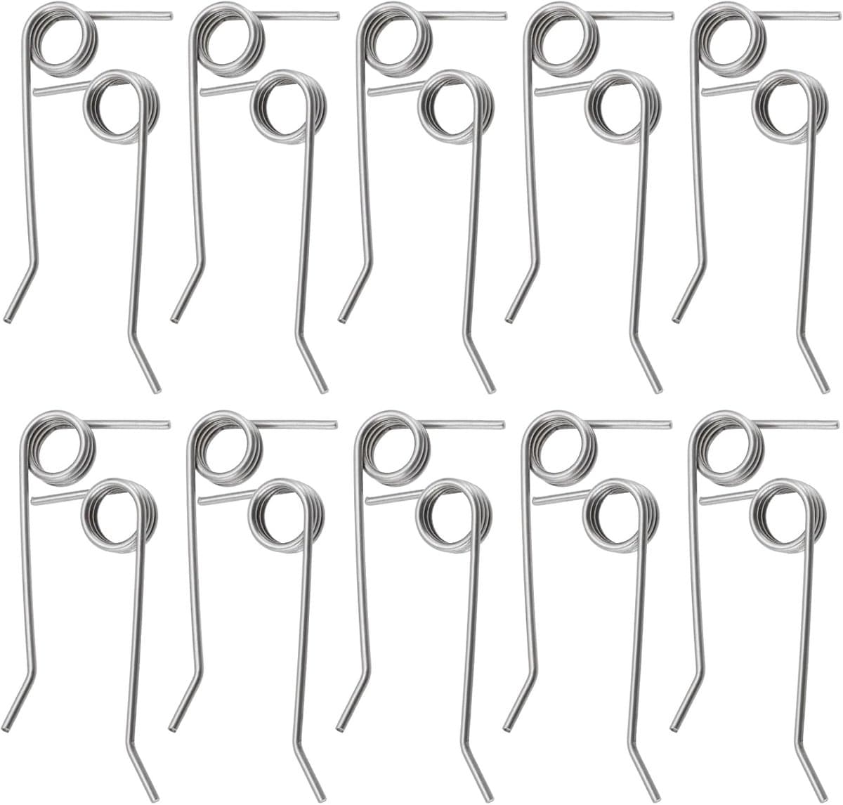 SnelShoppen - 10 Paar Sterke Rvs Veer voor Elektrische Verticuteermachine, Compatibel met Wolf-Garten VS 302 E VA 303 E, 10x Rechts 10x Links, Tuinacc — afbeelding 1