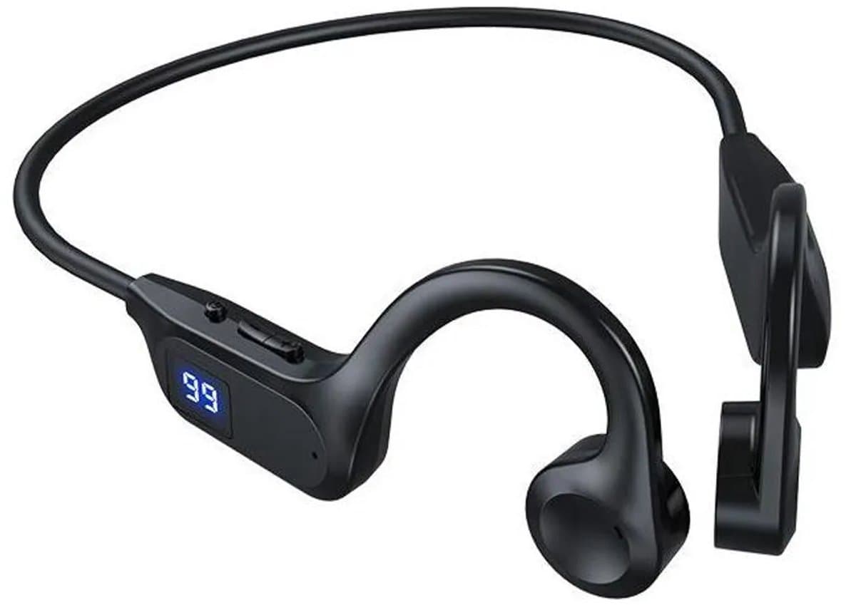 Bluetooth 6.0-hoofdtelefoon met beengeleiding, open ontwerp, zweet- en waterbestendig, stereogeluid in hoge definitie, batterijduur van 10 uur, lichtgewicht en draagbaar. — afbeelding 1