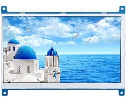 SnelShoppen - 7 Inch HDMI Monitor Display 1024 X 600 HD TFT Scherm voor Raspberry Pi 4B/3B - Compact en Energiezuinig