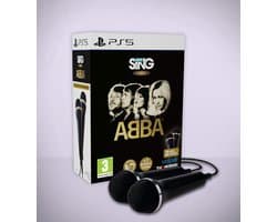 THQ Nordic - Let's Sing ABBA 2 Mic Bundle - PlayStation 5 - Karaoke Game - Inclusief 2 Microfoons