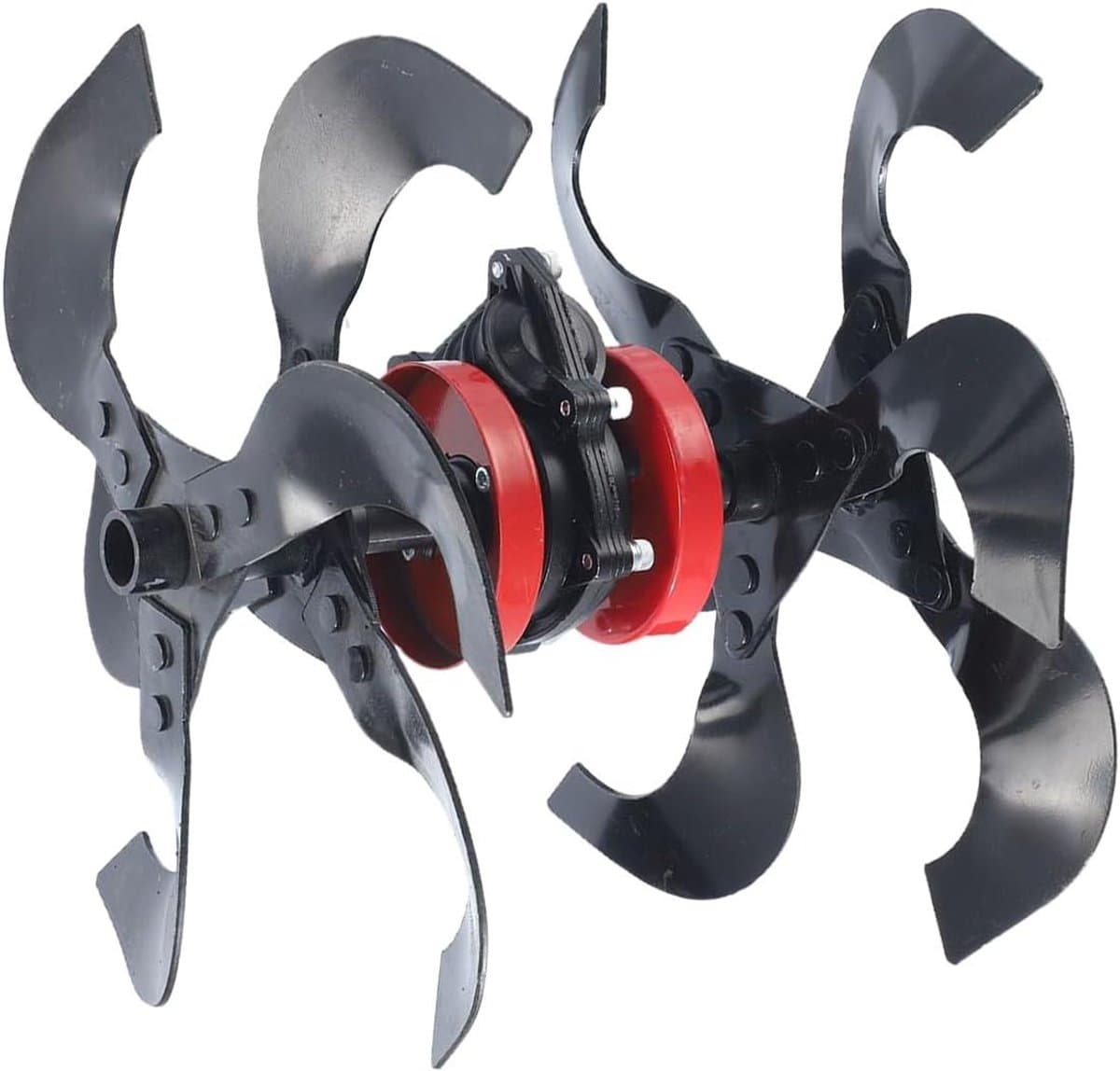 Grasmaaier Ploeg - Freesaccessoire Bodem - Bodembewerking Tuin - Instelbare Snijdiepte - 681 Pond - Metaal — afbeelding 1