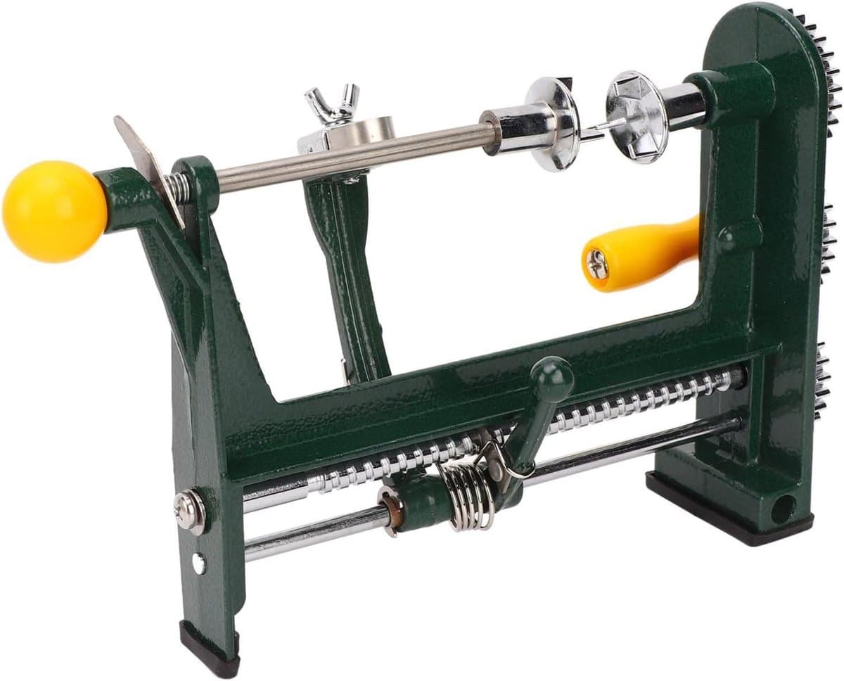 Appelschiller Roestvrij Staal - Fruitschiller Groenteschiller - Snel Fruit Bereiden - Met Veilige Klem - 708 g - Zilverkleurig — afbeelding 1