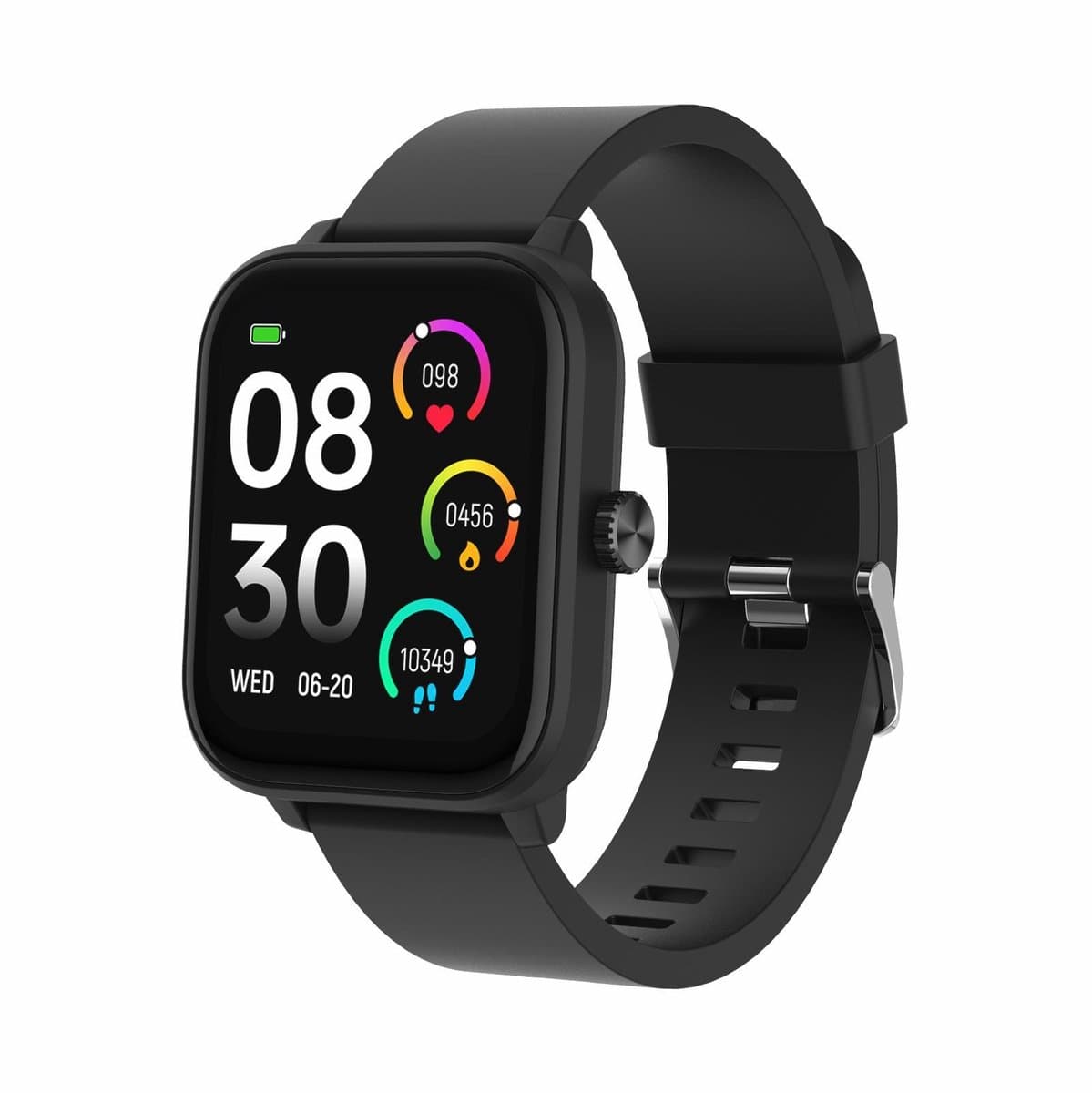 Denver Smartwatch - GPS - Hartslagmeter - 100 sportmodi - Saturatiemeter - Volledig Belfunctie - SWG155 - Zwart — afbeelding 1
