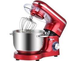 Keukenmachine met 6,2 L Capaciteit en 1400W Vermogen – Staande Mixer met Planetaire Mengtechniek