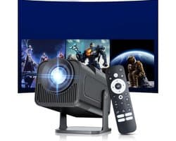 Mini Beamer - Film Projector met Bluetooth - Draagbare Beamer - 4K Kwaliteit - Zwart