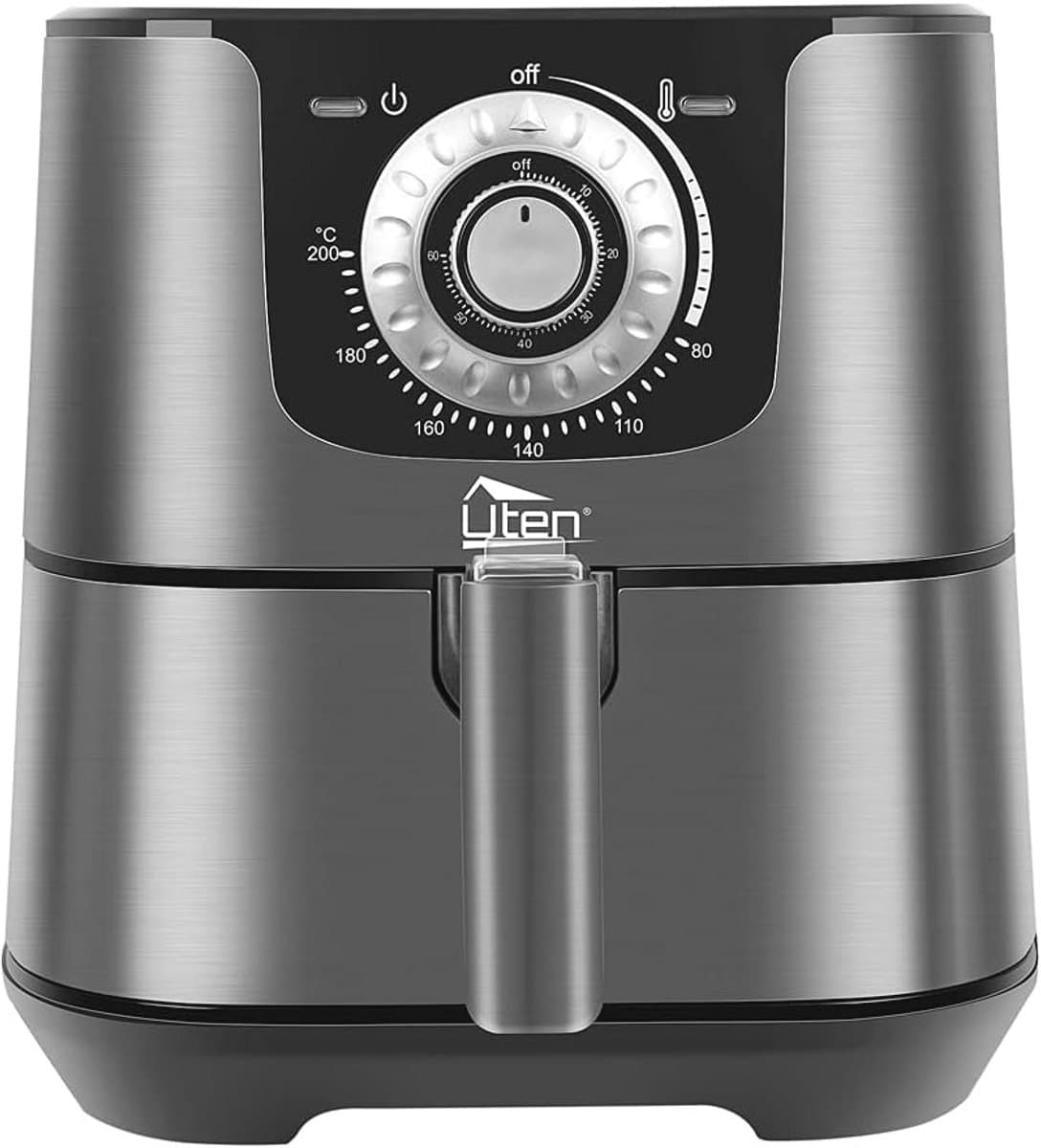 5,5 L Airfryer met Voorverwarmen en Warm Houden - Vetarm, Knapperig Koken voor 2-8 Personen — afbeelding 1