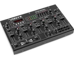 DJ Mixer met 8 Kanalen - Vonyx STM2290 - Mengpaneel met MP3 Speler, Bluetooth en Sound Effects - 5 Band EQ