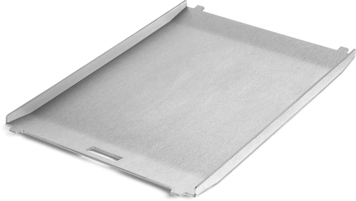 Plancha Grillplaat BURNHARD® 3 mm roestvrij staal, vaatwasserbestendig, hoge randen, perfect passend voor JONES, veelzijdig, eenvoudig schoon te maken – JONES Plancha Grillplaat — afbeelding 1