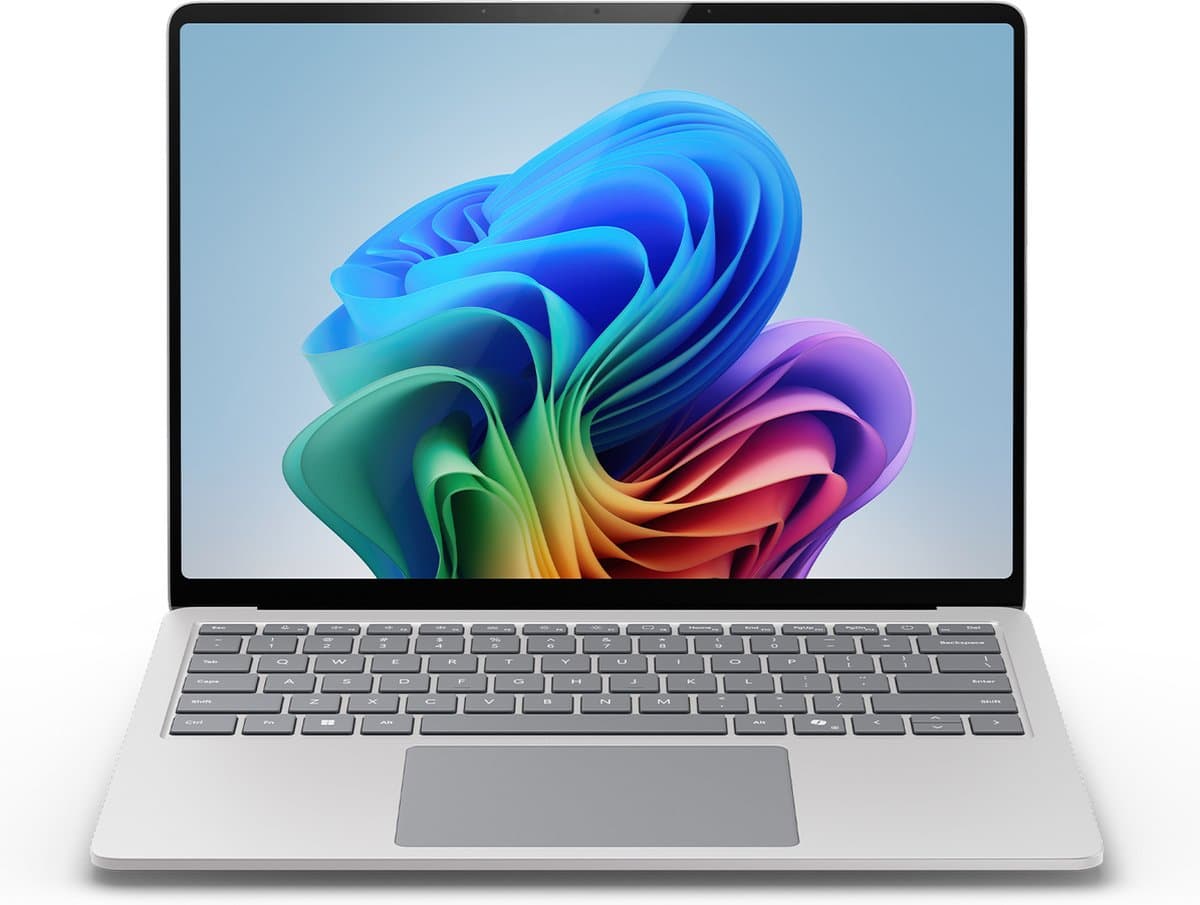 "Microsoft Surface Laptop 7 Copilot+ PC Qualcomm Snapdragon 35 cm (13.8"") Touchscreen 16 GB LPDDR5x-SDRAM 1 TB SSD Wi-Fi 7 (802.11be) Windows 11 Pro Platina" — afbeelding 1