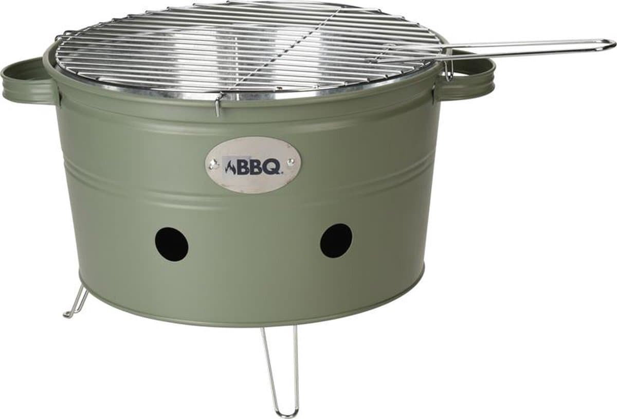 BBQ teil Ø34,5cm mat groen — afbeelding 1