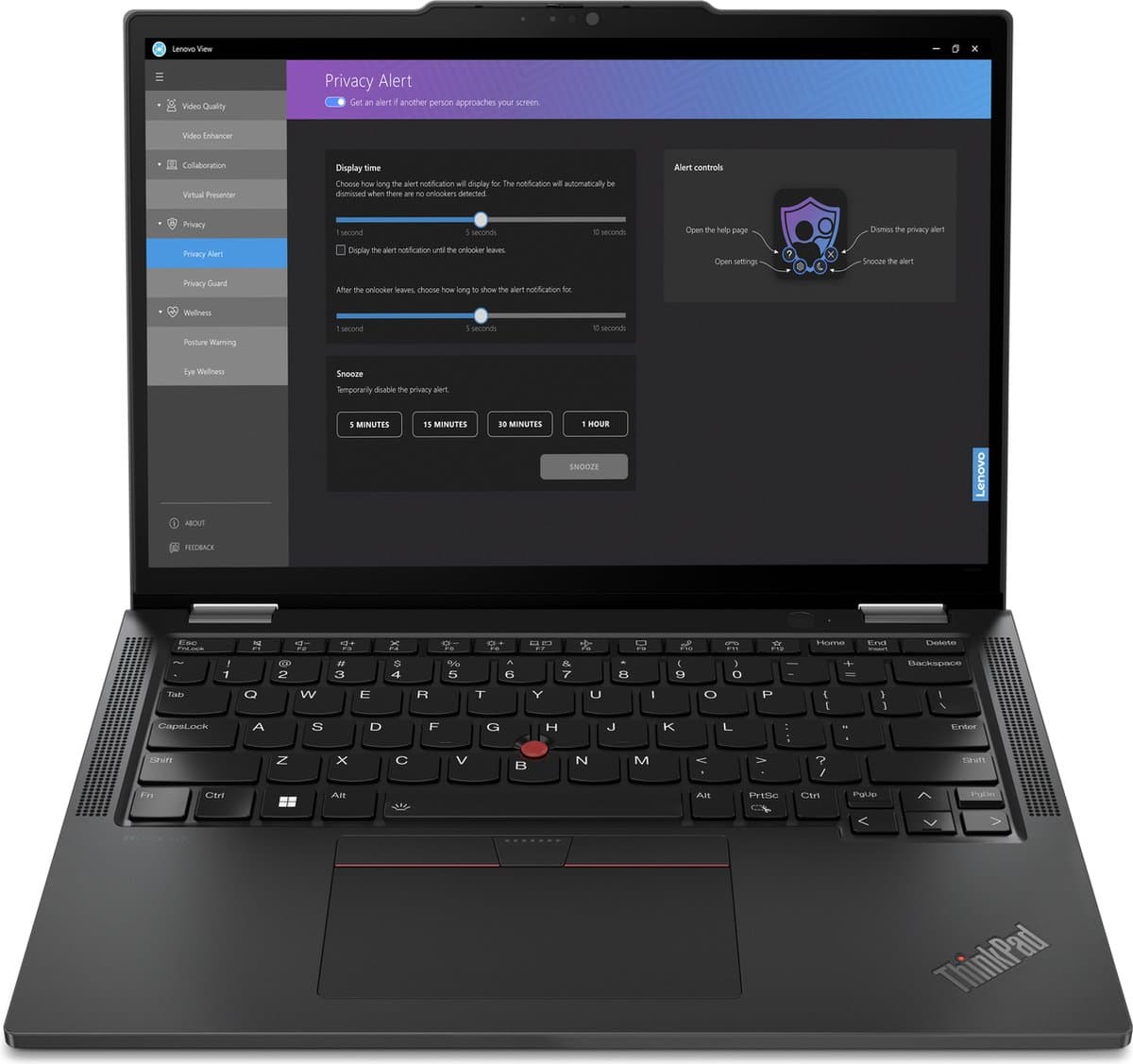 "Lenovo ThinkPad X13 2-in-1 Gen 5 Intel Core Ultra 5 125U Hybride (2-in-1) 33,8 cm (13.3"") Touchscreen WUXGA 16 GB LPDDR5x-SDRAM 512 GB SSD Wi-Fi 6E (802.11ax) Windows 11 Pro Brits Engels Zwart" — afbeelding 1