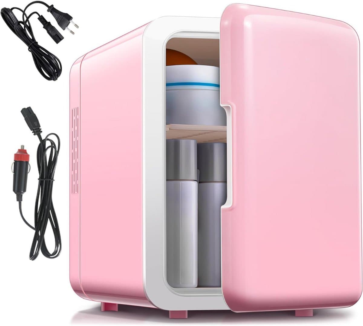 Minibar - Mini Koelkast - Skincare Fridge - Roze — afbeelding 1