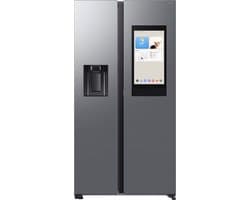 Samsung Family Hub™ RS90F66BETEF - 9-serie - Amerikaanse koelkast - Wifi - Mat inox — afbeelding 1