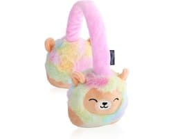 Squishmallows - Leonard - draadloze kinderkoptelefoon - met pluche - microfoon - bluetooth