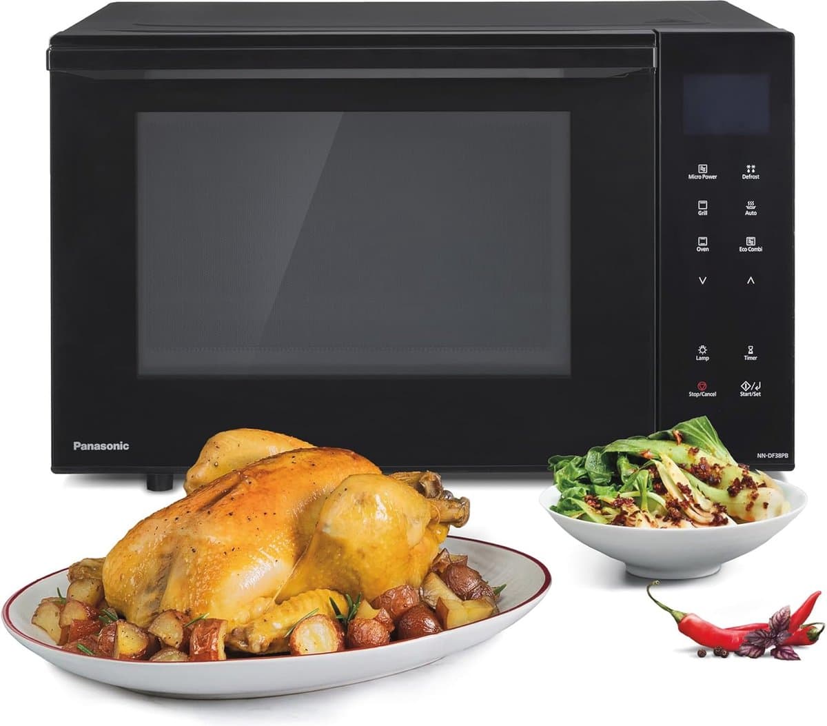 Combimagnetron en Grill 1000W met Invertertechnologie en Eco Combi-modus - 23 liter — afbeelding 1