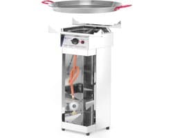 HENDI Paella barbecue – roestvrij staal – 4,8 kW – ø600 mm – demontabele brander