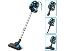Bedrade Stofzuiger I5 Handheld Stick Vacuüm - 18Kpa 600W Krachtige Zuigkracht, Stofzuiger zonder Zak, Draadloze Vacuüm Cleaner voor Huishoudelijke Reiniging