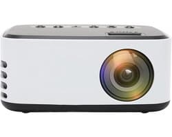 aladdien - Projector - Mini - HD 1080P - Home Cinema - Portable - Outdoor - Wifi - LED Lights - Adapter - Smartphone Tablet Laptop TV Stick - Zwart ...