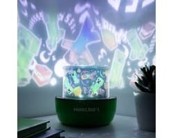 Minecraft Projection Light – Officieel Gelicentieerde Projectorlamp met 2 Scènes, Wand‑ & Plafonddecoratie- Paladone