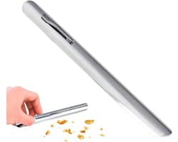 Tafelkrabber - Kruimelveger - Tafels Schoonmaken - Lichtgewicht Metaal - 15 cm - Zilver